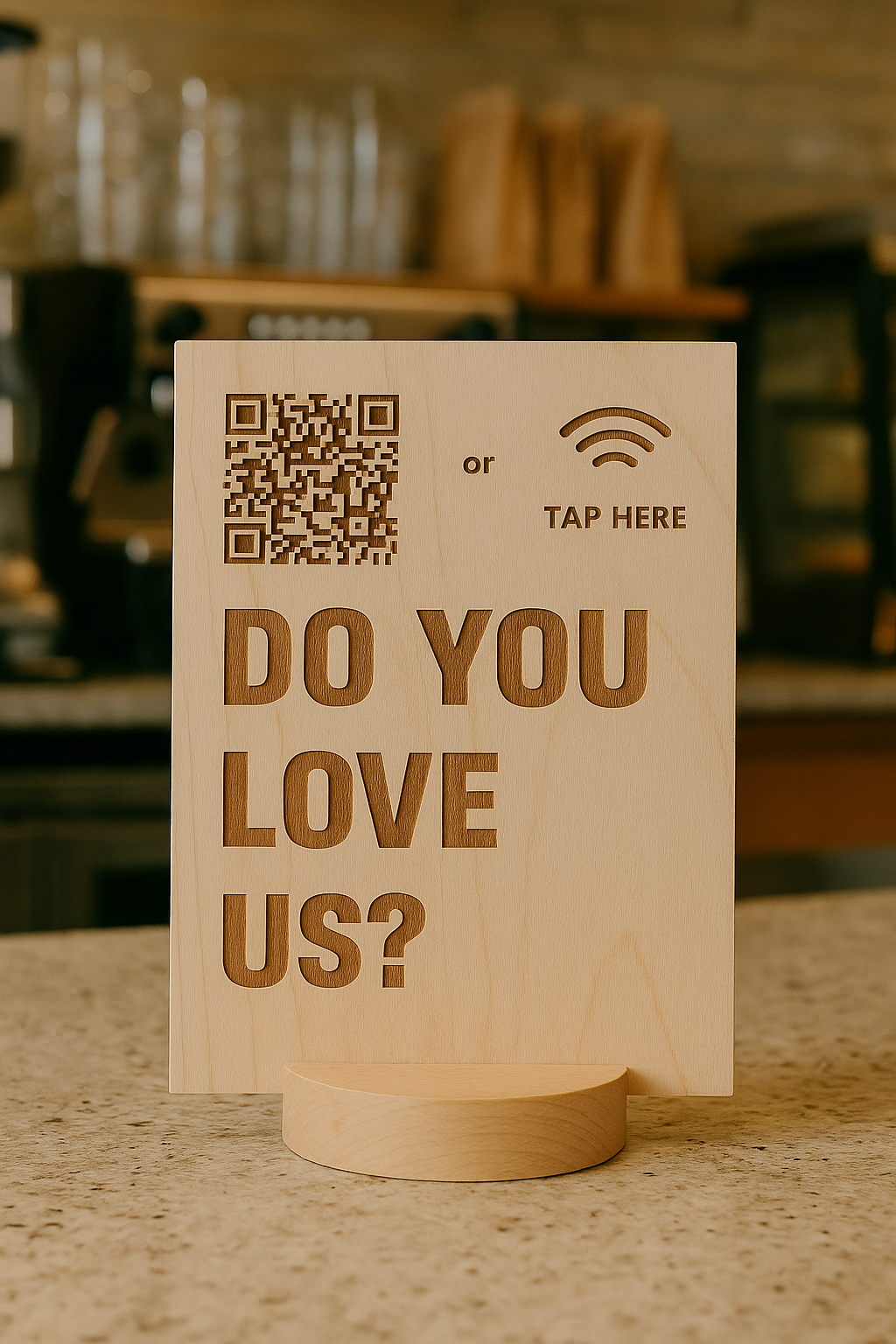 "Do You Love Us?" Sign (4 pack)