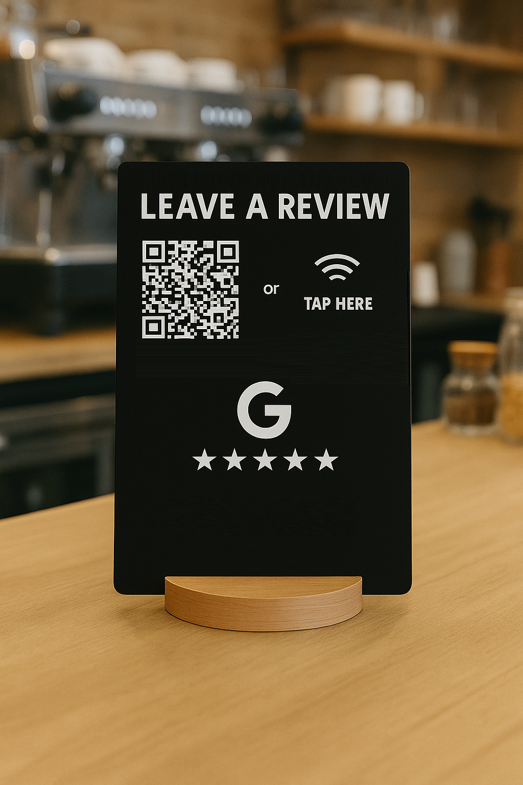 Google Review Counter Sign (4 pack)